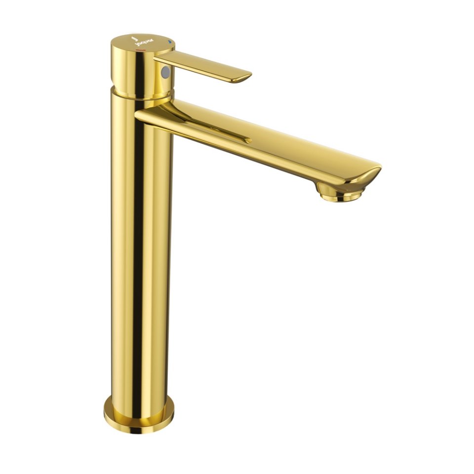 Single Lever Basin Mixer - Gold Bright PVD